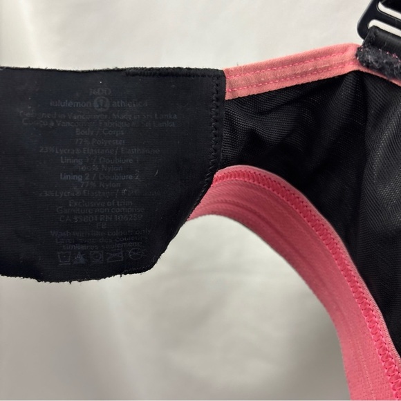 Lululemon Athletics Sports Bra 36DD Gray Padded Back Closure Wireless - Picture 10 of 10